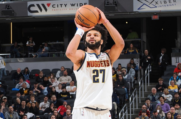 穆雷三分命中数超越波特 成为掘金队史单赛季三